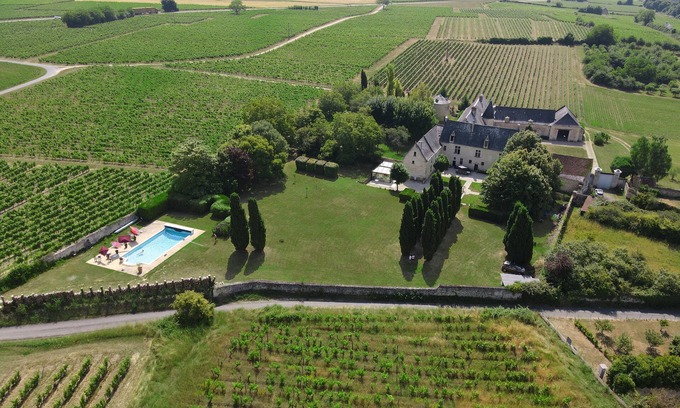 Beaumont-en-Veron Otro | Loire Valley Château with Pool & Vineyards near Saumur & Chinon