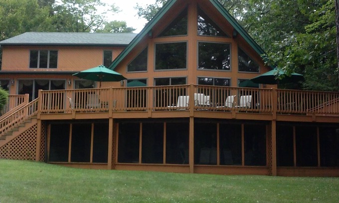 Harrison Casa | Lago largo, Harrison, Nápoles, Bridgton, Windham, lago Sebago