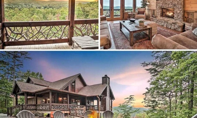 Ridges Over the Lake Cabina | Long-Range Views | Game Room | Fire Pit | Pets