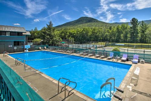 Lincoln Casa | Loon Mountain Townhome with Pool and Slope Views!