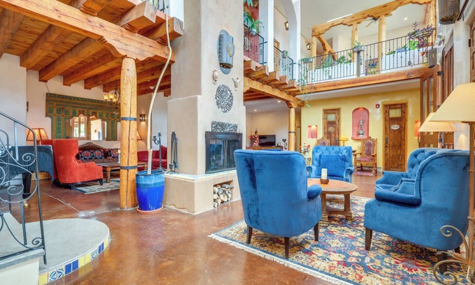 Cerrillos Villa | Los Cerrillos Hillside Hacienda on 65 Acres!