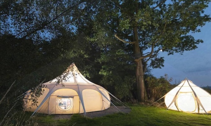 Bromsash Cabina | Lotus Belle Tents sleeping up to 7 Guests