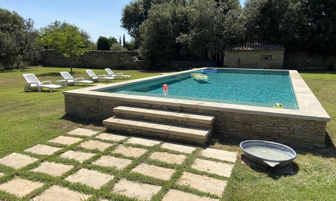 Uzes Casa | "LOU MAS TORTARELA" EN EL CORAZÓN DE LA GARRIGUE, EN UZES, CASA DE PIEDRA 75m2