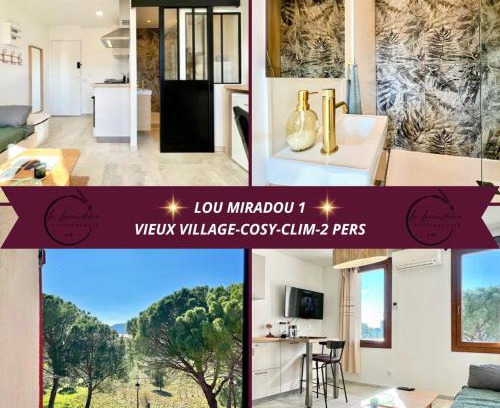 Miramas le Vieux Apartamento | Lou Miradou 1 - Vieux village médiéval, Cosy, Clim, 2 personnes