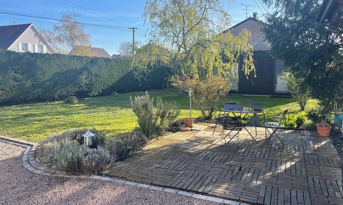 Kingersheim Casa | Loue Petit Logement de Charme Tout Neuf Dans Jardin Privé