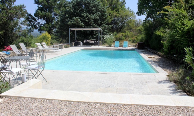 Lourmarin Casa | Bastide provenzal con vistas y piscina privada en Lourmarin