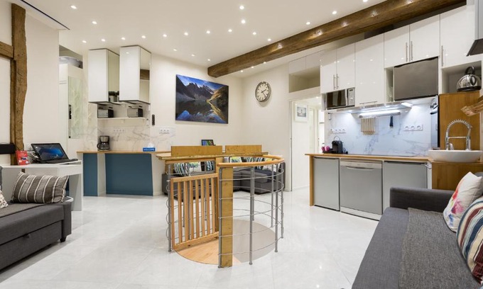 Les Halles Apartamento | Louvre Luxury Apartment & SPA