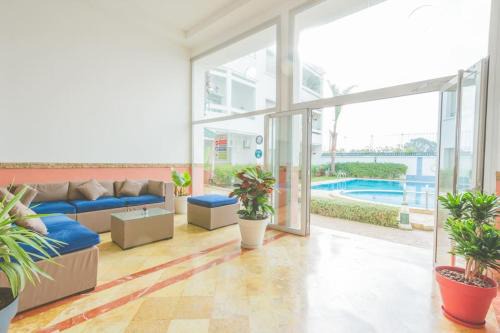 Skhirat Plage Apartamento | lovely 2 bedroom vacation home with pool/beach