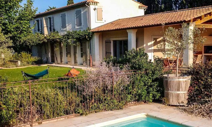 Maillane Casa | Lovely air-conditioned Provencal farmhouse in Maillane (13), with summer kitchen and heated...