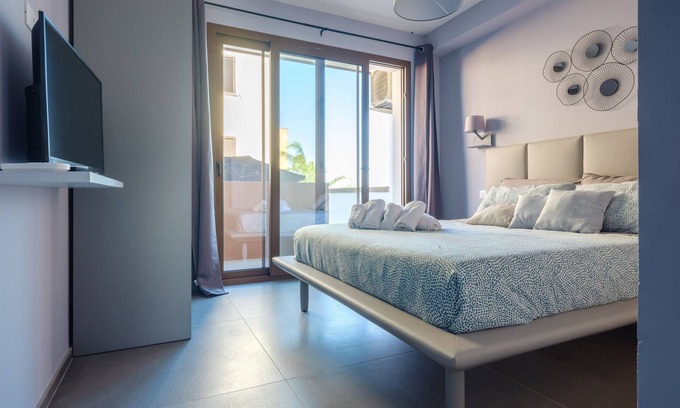 San Donato di Lecce Apartamento | "Precioso apartamento Calù 1" con balcones y Wi-Fi