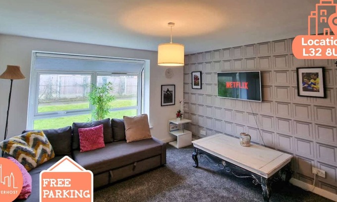 Kirkby Apartamento | Lovely Kirkby Flat by City SuperHost