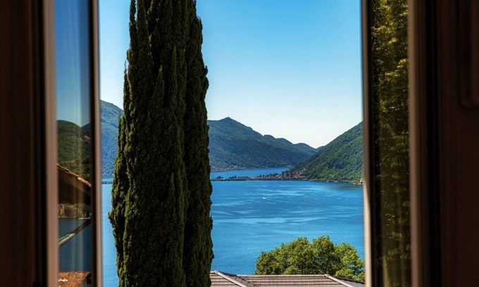 Castagnola Apartamento | Apartamento con balcones y vistas al lago en Ruvigliana (Dream Lake 3)