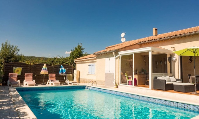 Argeliers Villa | Casa reciente 3 * piscina privada tranquila bonito pueblo cerca de las playas