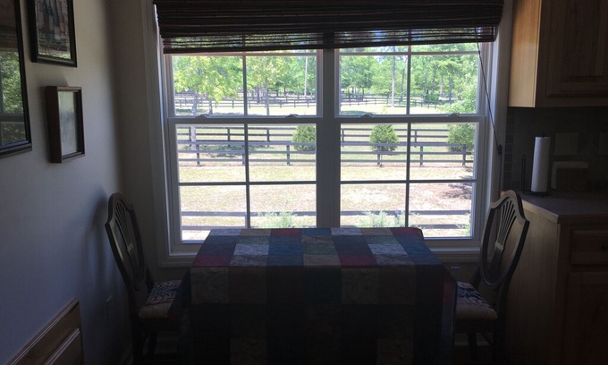 Aiken Casa | Lovely upstairs apartment with pasture views