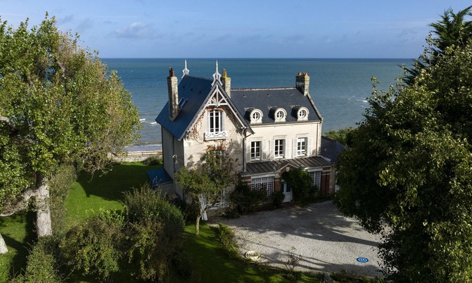 Grandcamp-Maisy Casa | Encantadora villa frente al mar.