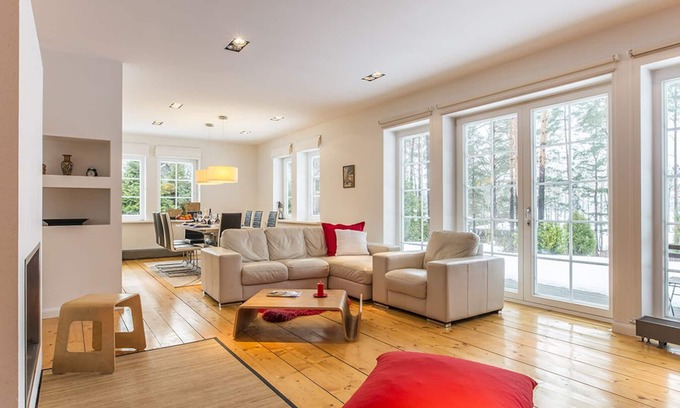 Plavniekkalns Casa | Encantadora villa Sofía cerca del lago Baltezers
