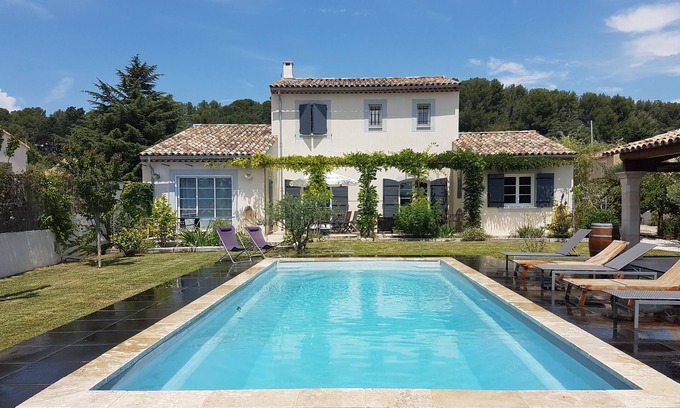 Pertuis Villa | Luberon, VILLA 6 personas con piscina climatizada, piscina CASA 1. 2 km de Pertuis