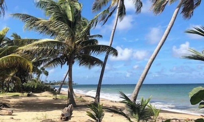 Playa Fortuna Casa | Lucky Luquillo Solar El Yunque & Beach Retreat - 360° Ocean & Rainforest Views