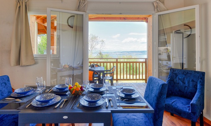 Lugrin Apartamento | Lumières du Lac - Vue sur le Lac Léman et piscine