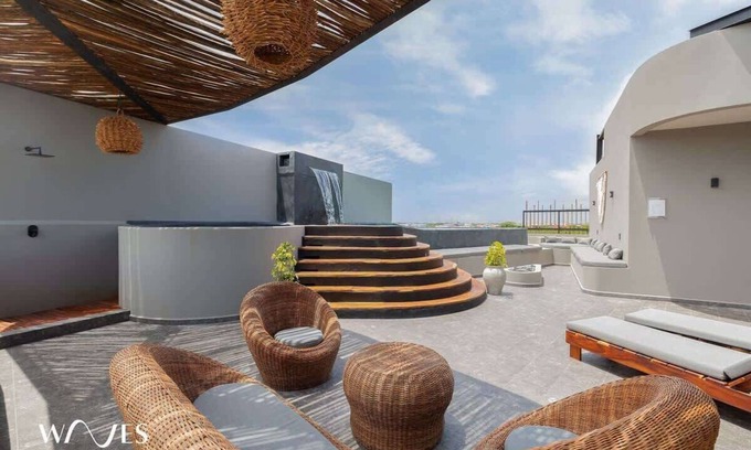 Barrio Zama Condominio | Luminous 2 BR With Roof Pool Close to Hotel Zone by Waves Management