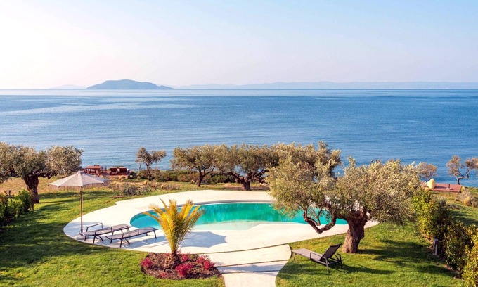 Elia Nikitis Villa | LuriaHomes Villa B - Luxury villa with an amazing private pool & private beach!