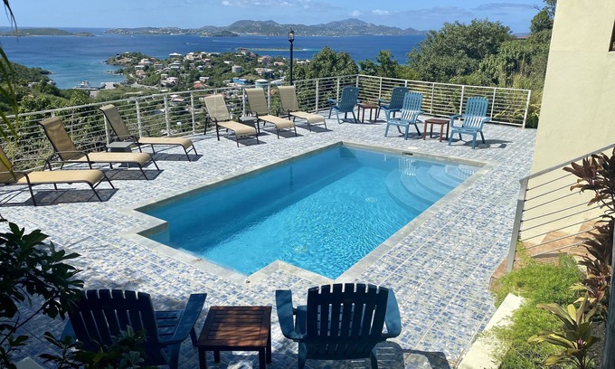 Estate Enighed Villa | Nuevas tarifas más bajas para noviembre ** Villa Suite Amerigo * Cruz Bay ** a pie a la ciudad *