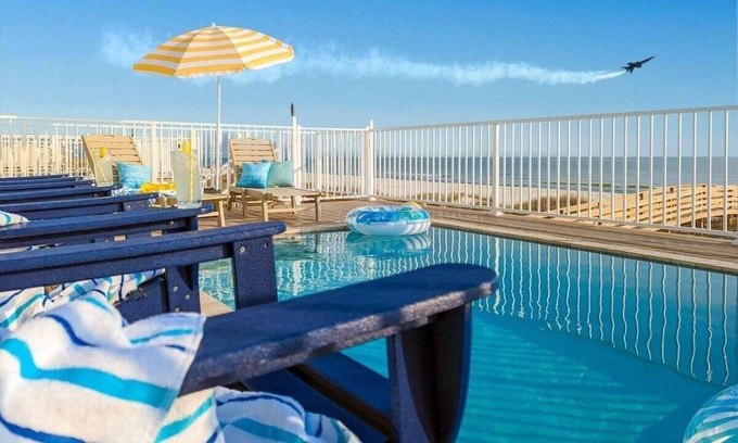 Southpointe Casa | Lux Beachfront w/ Private Gas Heated Pool, Elevator, Indoor/Outdoor Game Rooms