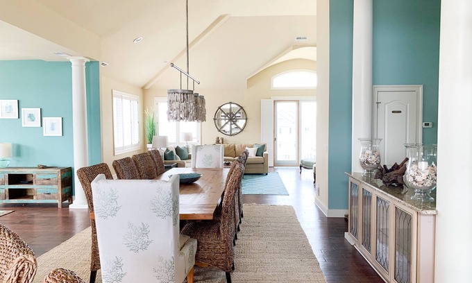 Bethany Beach Casa | Lux Bethany Beach House | Walking Distance to Ocean | Gated Community with Pool