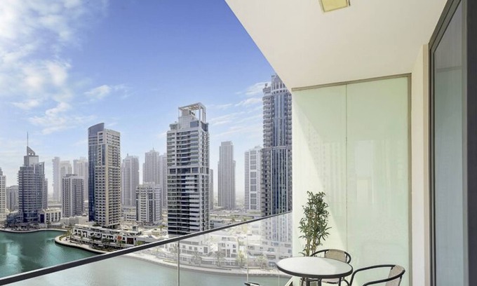 Al Sufouh 2 Apartamento | LUX Contemporary Suite Marina View 6