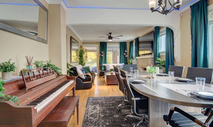 Curtis Park Casa | Lux RiNo Retreat: Prime Location, Hot Tub, Game Room, Backyard, 4th Night FREE!