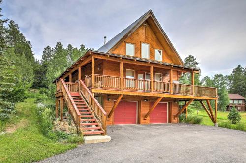 Alpine Casa | Luxe Alpine Cabin with Wraparound Deck and Mtn Views!