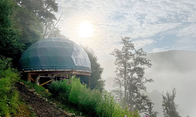 Canton Cabina | Luxe Dome + Mountain View + Private Deck+ Shower for 2