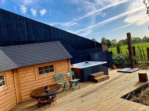 Eersel Chalet De Esquí | Luxe Finse Kota van de Zandhoef