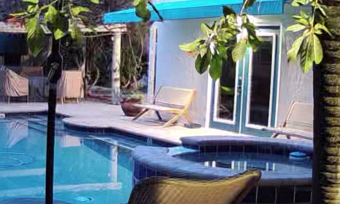 Delray Beach Cabaña | Luxe Hideaway with Pool & Garden