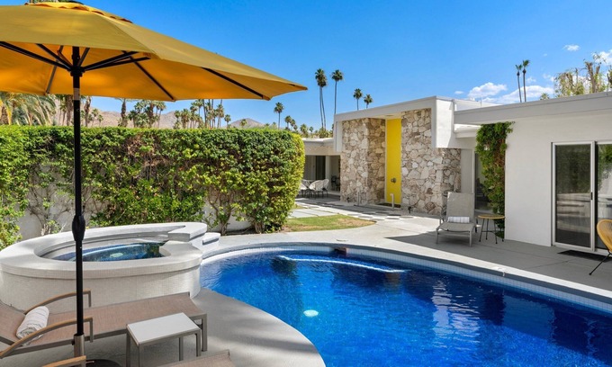 Indian Canyon Casa | Luxe Hollwood Regency in Indian Canyons