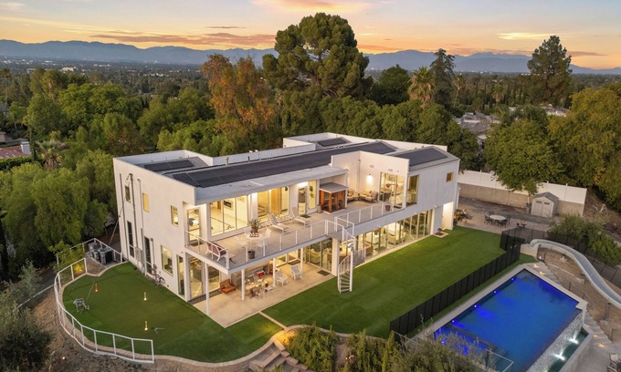 Woodland Hills Villa | Luxe LA Escape w/ Pool, Views & Game Room | Winnetka Avenue by AvantStay