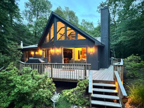 Lake Harmony Chalet De Esquí | Luxe Lake Harmony Home, Game Room, Firepit, Deck