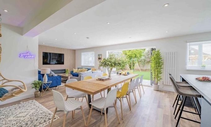New Forest District Chalet De Esquí | Luxe Ocean +playroom +Seascape/sleeps 12