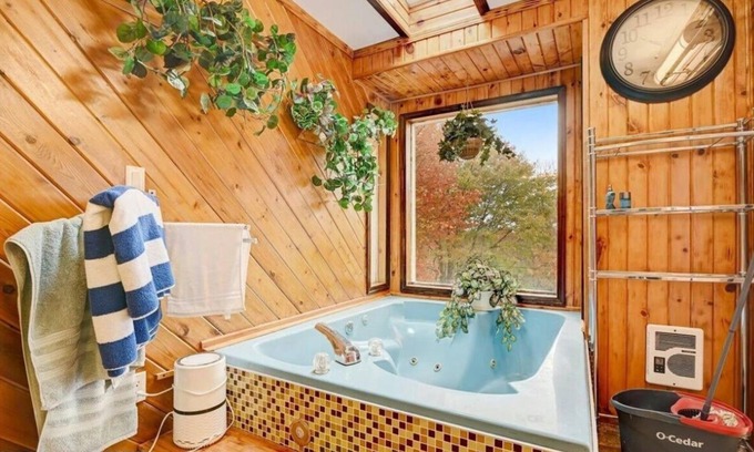 Long Pond Casa | Luxe Pocono Oasis! Hot Tub, Firepit, Sauna, Lake, Ski, BBQ, Game Room, Fireplace