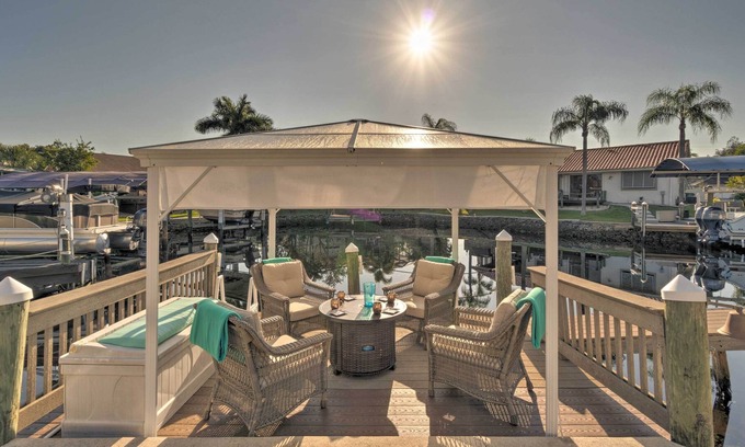 Charlotte Park Casa | Frente al muelle Punta Gorda Home-Dock, patio y jacuzzi