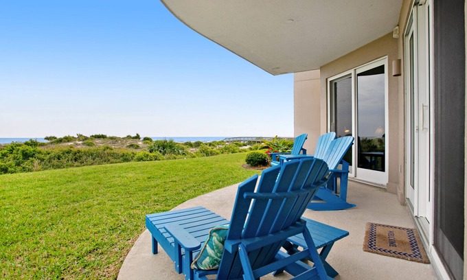 Amelia City Condominio | Luxe, Updated, Oceanfront Condo with Ground-Floor Patio, WiFi & Shared Pool