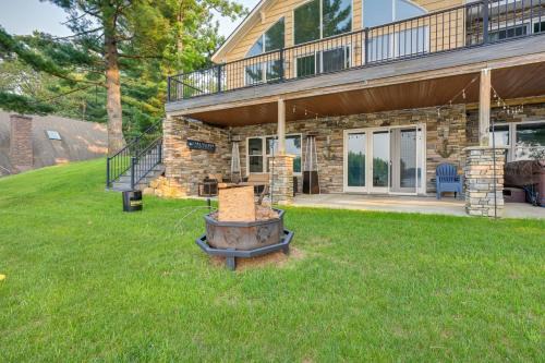 West Branch Casa | Luxe Waterfront Home with Private Lake Access!
