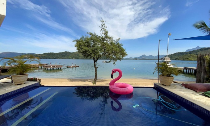 Frade Casa | Luxo Brasil #AR01 Mansión Praia da Árvore 09 Suites Playa Privada Angra Alquiler de Vacaciones