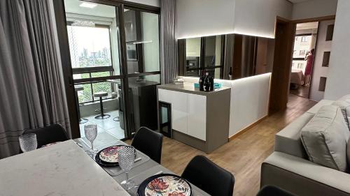 Penha Apartamento | Luxo com Ar, Piscina Aquecida e Vista Mar