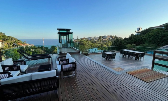 Joatinga Casa | LUXO BRASIL #RJ752 Le Joux Mansion 04 Suites y 02 Habitaciones Joá Alquiler Temporario