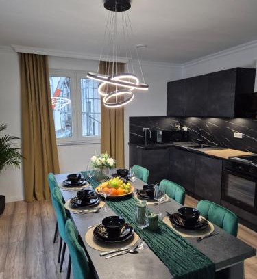 Dinslaken Apartamento | Luxsuite Still und Komfort 1 Balkon Grill TV-75 Zoll
