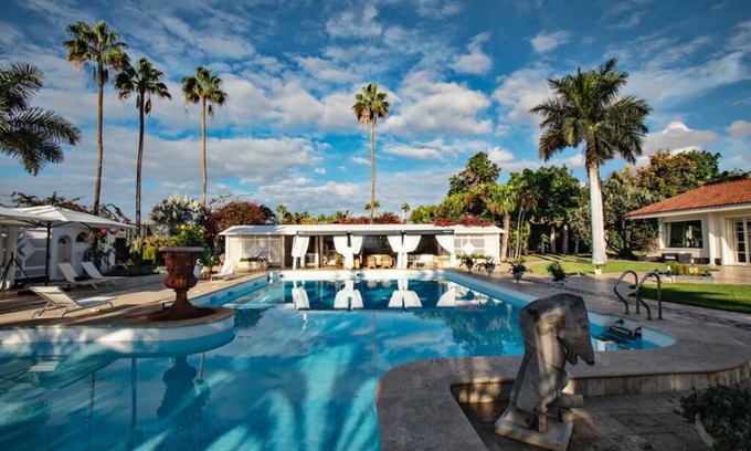 Campo Internacional Maspalomas Villa | Villa de lujo con piscina en Maspalomas 14 pax GYM, JACUZZI y CANCHA DE PADEL