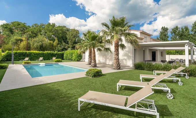 Saint-Genies-de-Fontedit Villa | Ideal villa en Saint-Génies-de-Fontedit con piscina