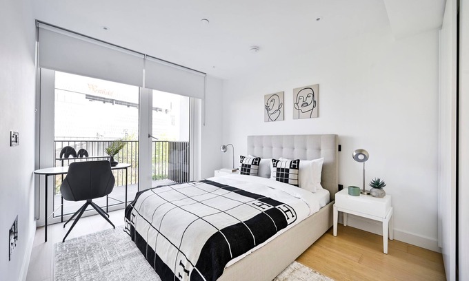 White City Apartamento | Luxurious Apartment 2 Bed & 2 Bath - 15min To Central London