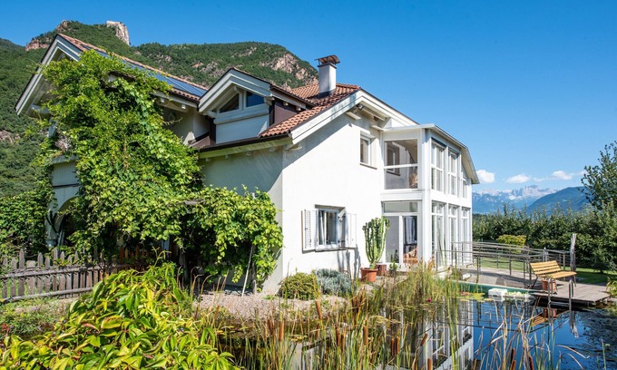 Terlano Apartamento | Lujoso apartamento "Villa Sonnenschein" con terraza, increíbles vistas y jardín